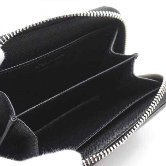 PRADA Black Leather Saffiano Wallet - Picture 4 of 6